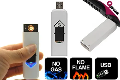 For QR45, Stop Struggling with That Flame & Grab a Set of Rechargeable Electric Lighters - Choose from Three Colors! (QR99 Value)